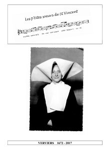 Brochure sur l’histoire des Filles de la Charité Brochure sur l’histoire des Filles de la Charité